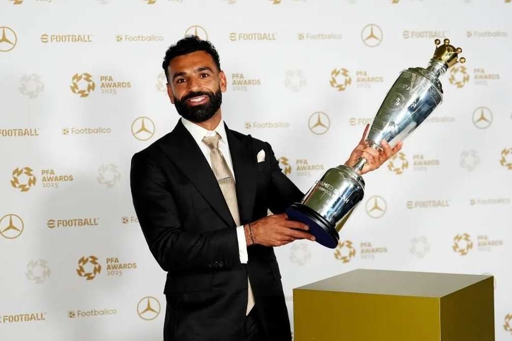 Mohamed Salah překonal rekord Premier League ziskem tří cen PFA Hráč roku